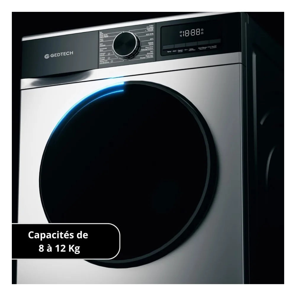 GEDTECH Lave-linge 12 kg GLL121400WH