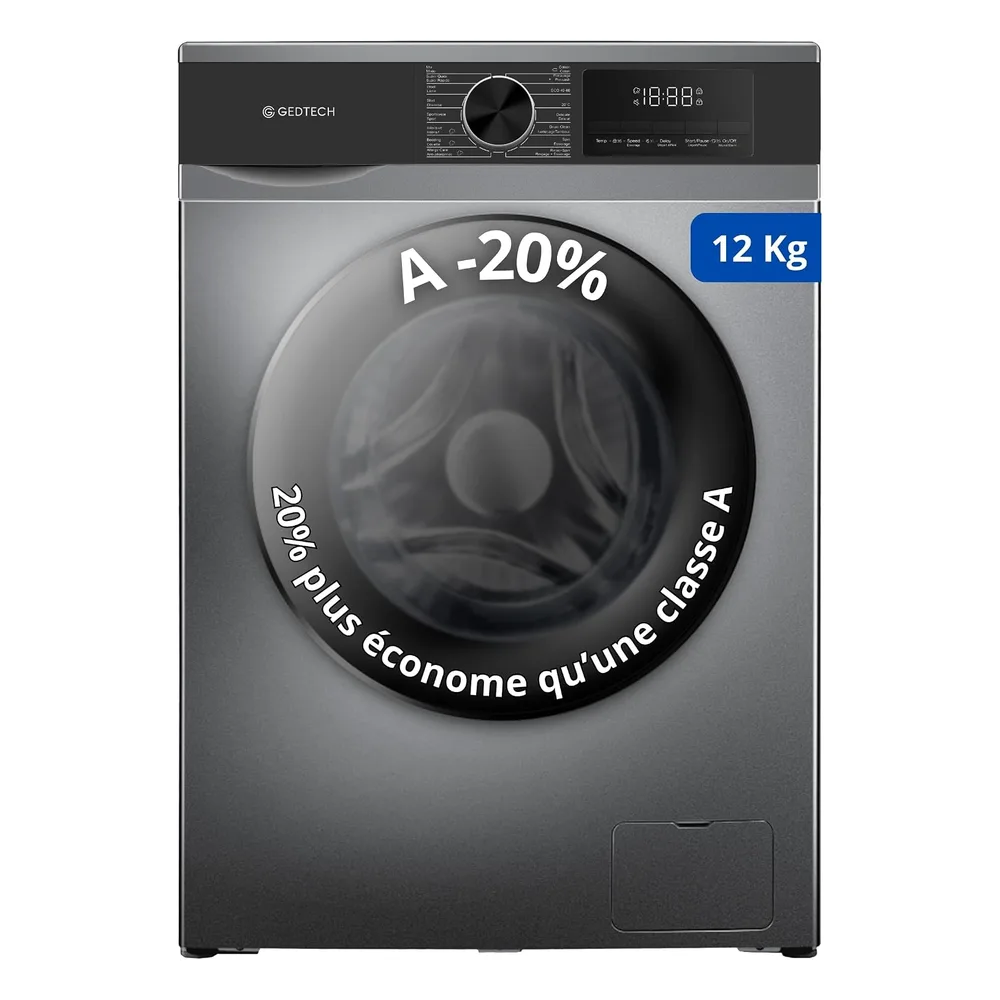 GEDTECH Lave-linge 12 kg GLL121400DG