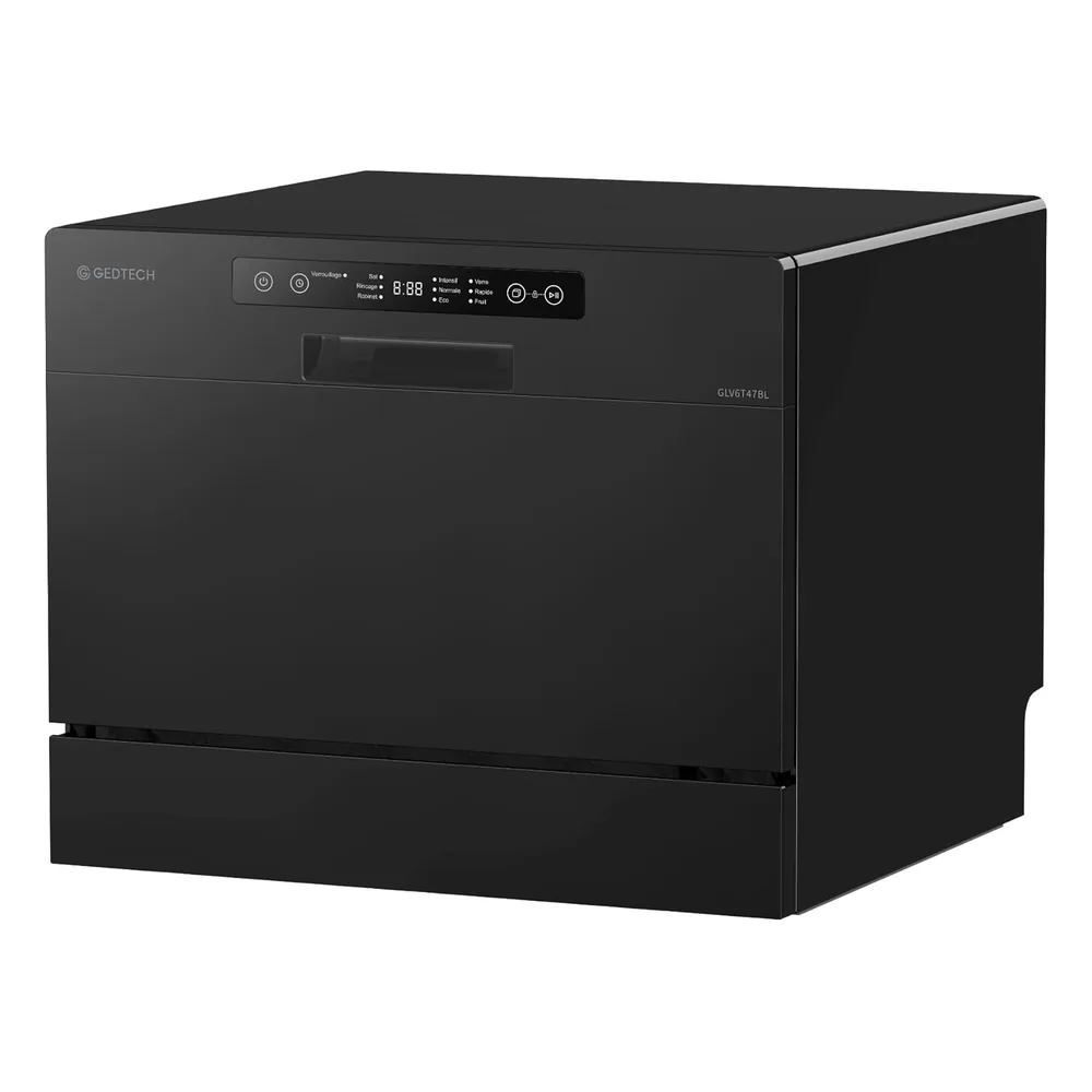 GEDTECH Lave-vaisselle 6 couverts GLV6T47BL
