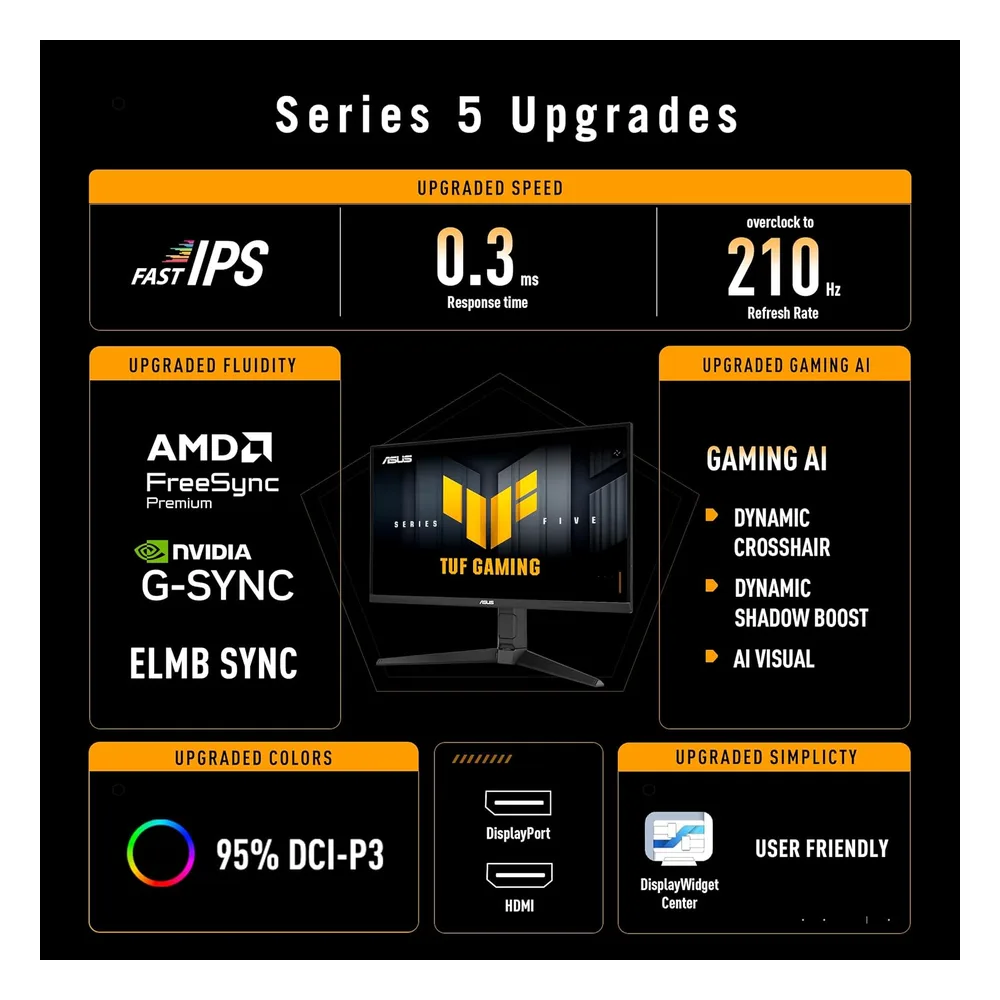 ASUS Écran PC gaming 27" VG27AQL5A