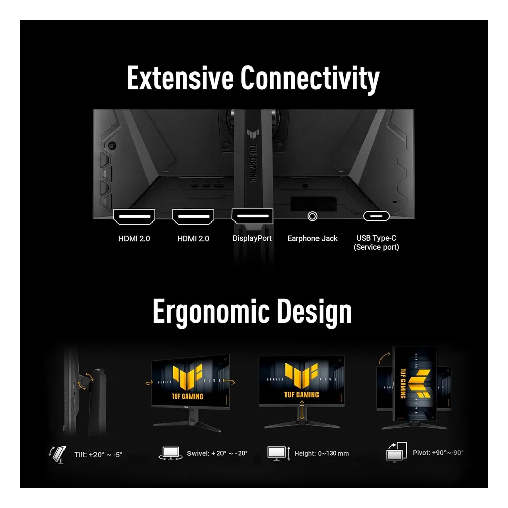 ASUS Écran PC gaming 27" VG27AQL5A