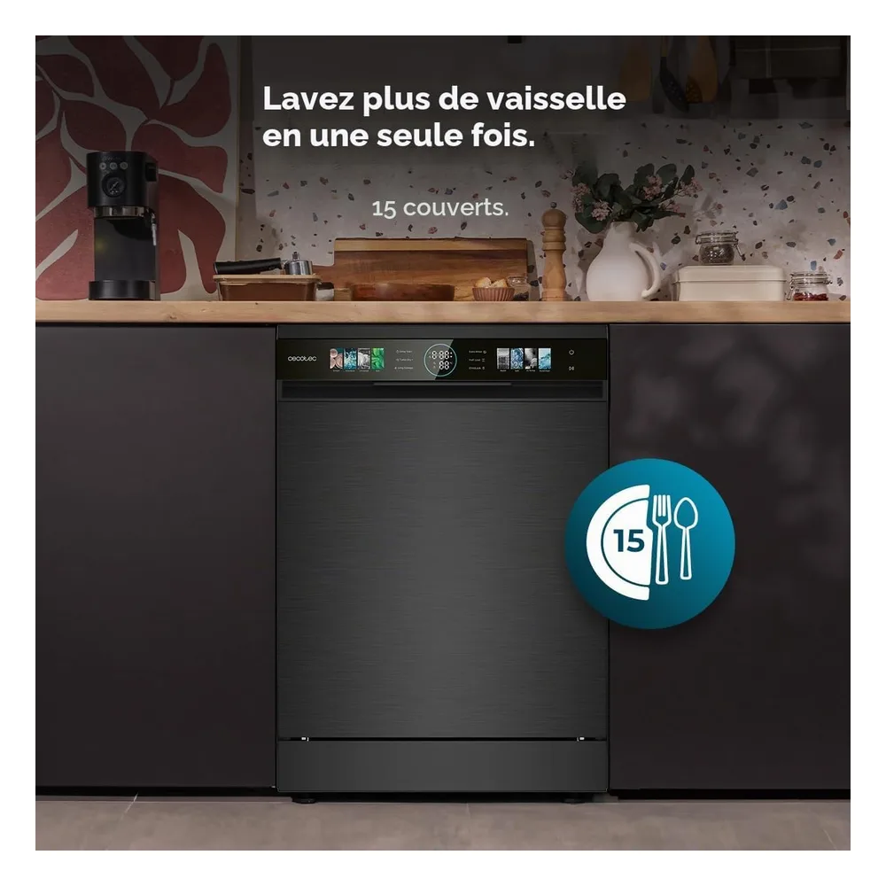 Cecotec Lave-vaisselle 15 couverts