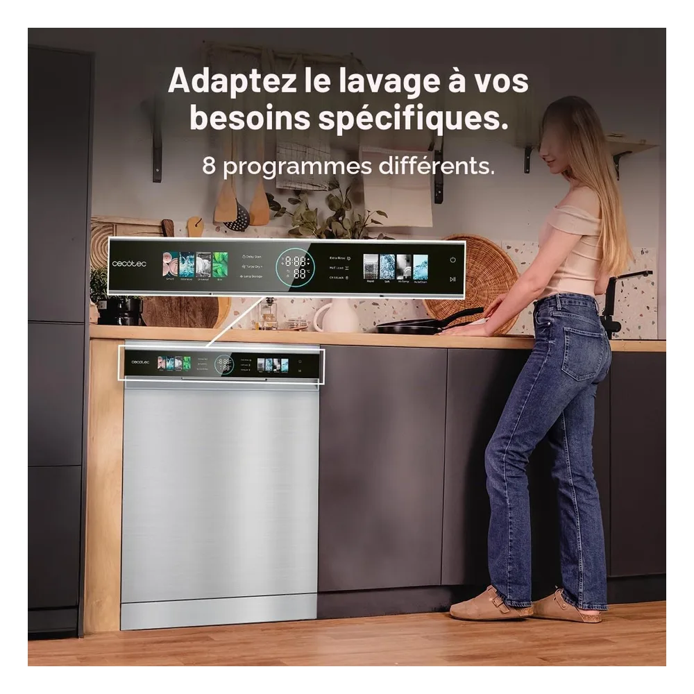 Cecotec Lave-vaisselle 15 couverts