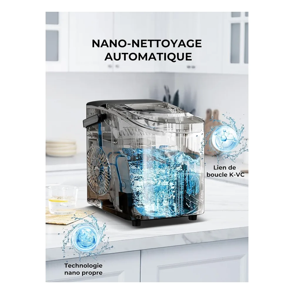 FOHERE Machine à glaçons X5Y8