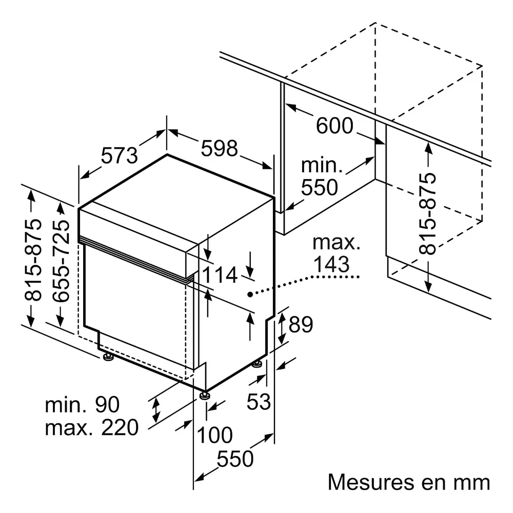 Bosch Lave-vaisselle SMI4HCB07E