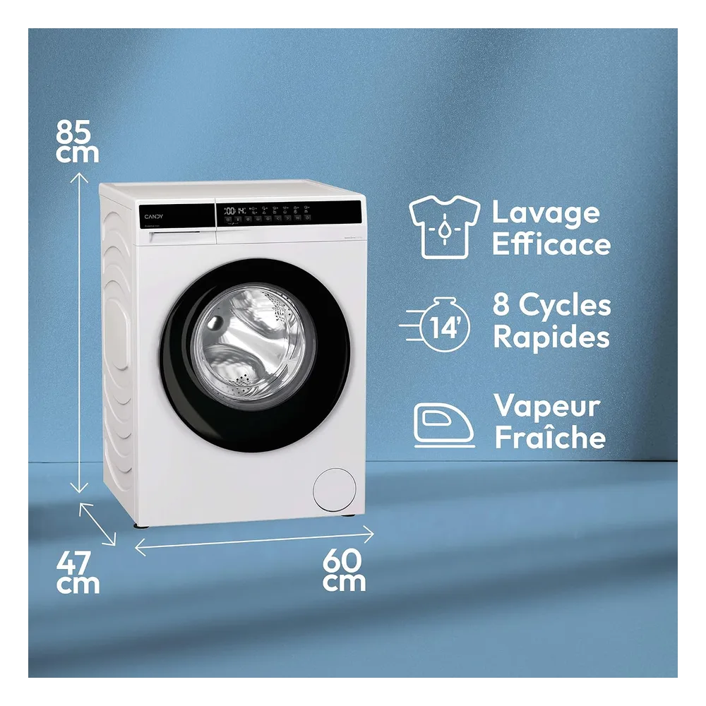Candy Lave-linge 7 kg 27SB7-S