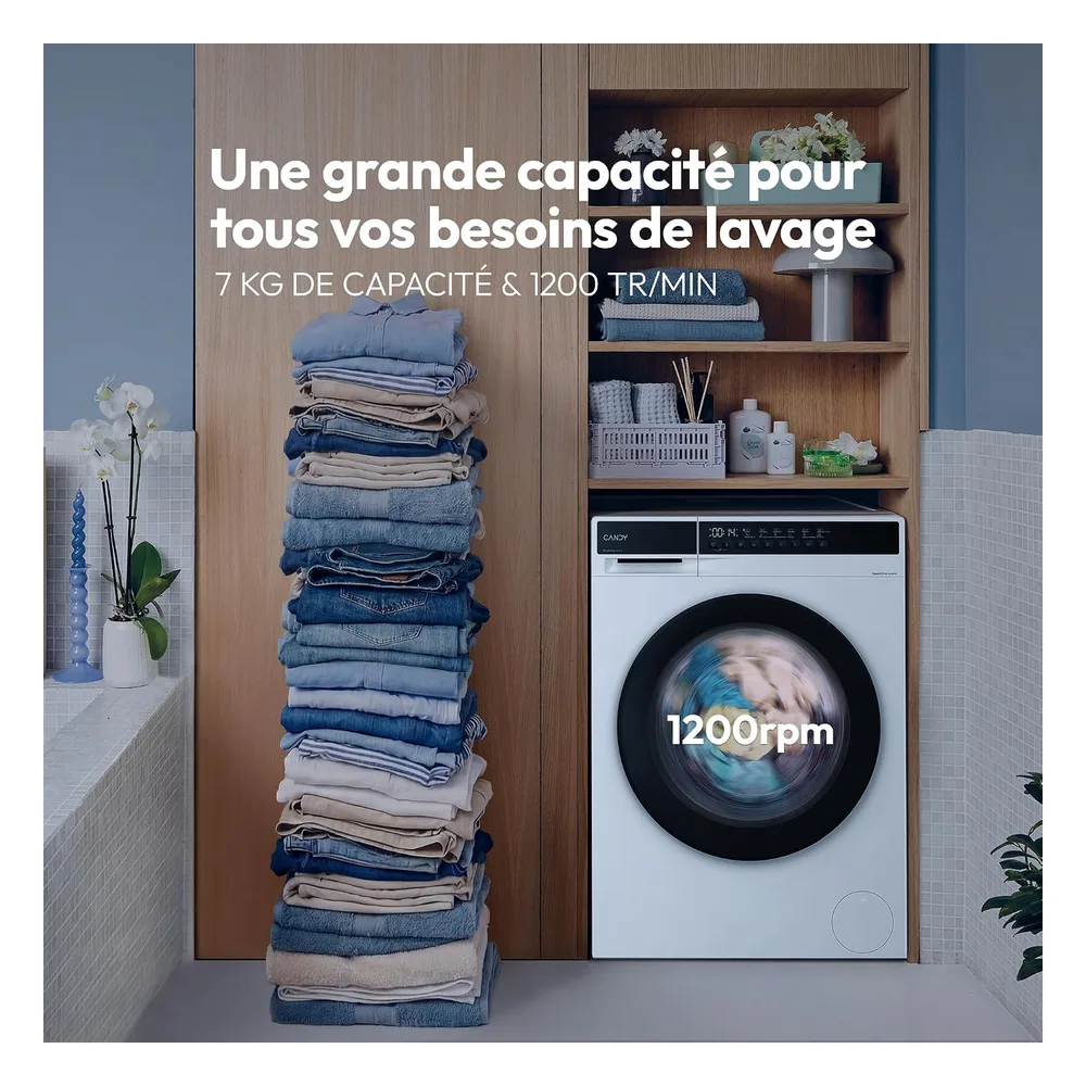 Candy Lave-linge 7 kg 27SB7-S