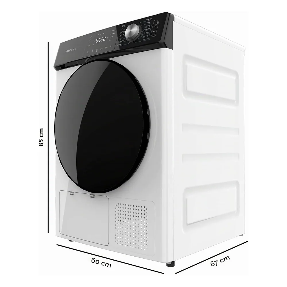 Cecotec Sèche-linge pompe à chaleur 10 kg