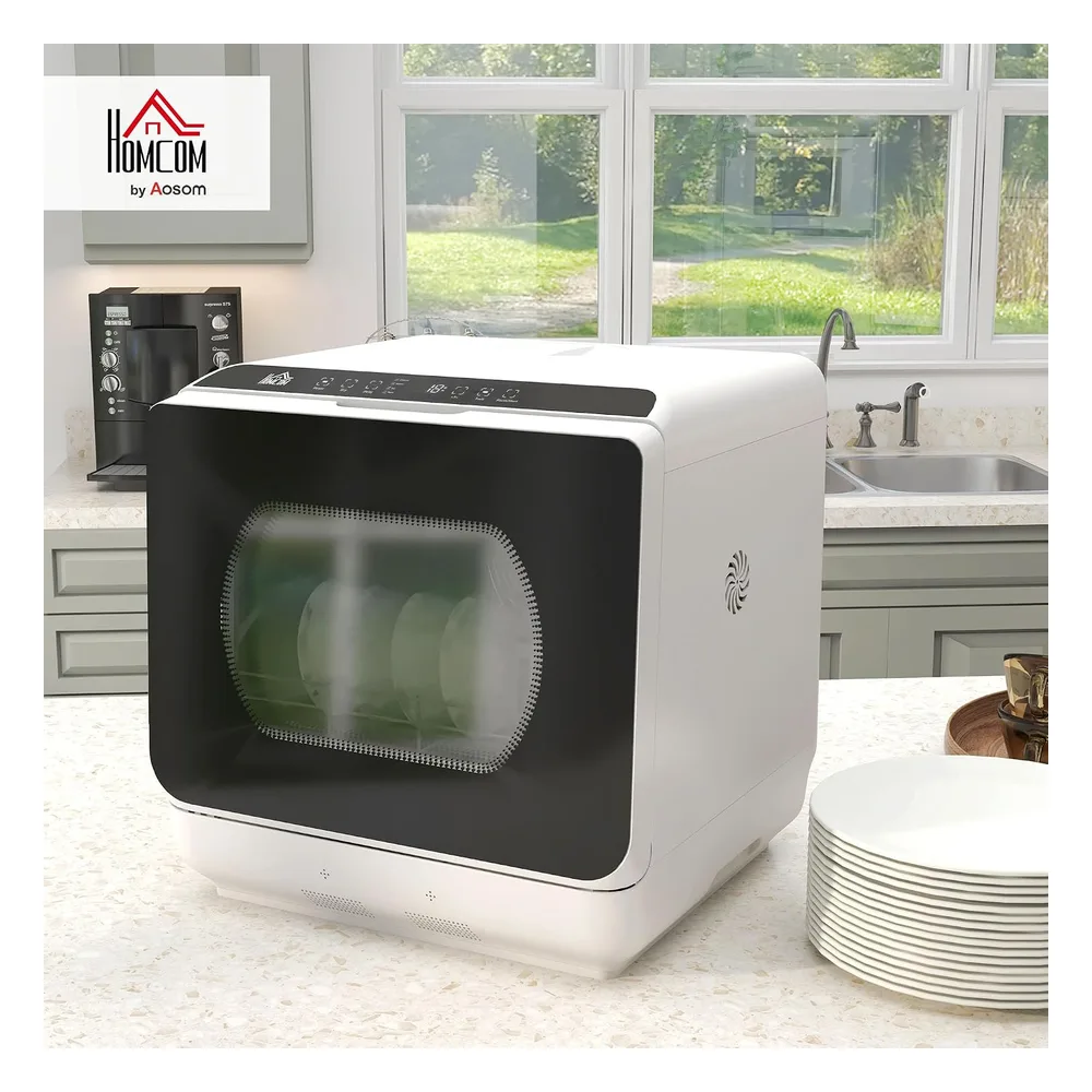 HOMCOM Lave-vaisselle 4 couverts