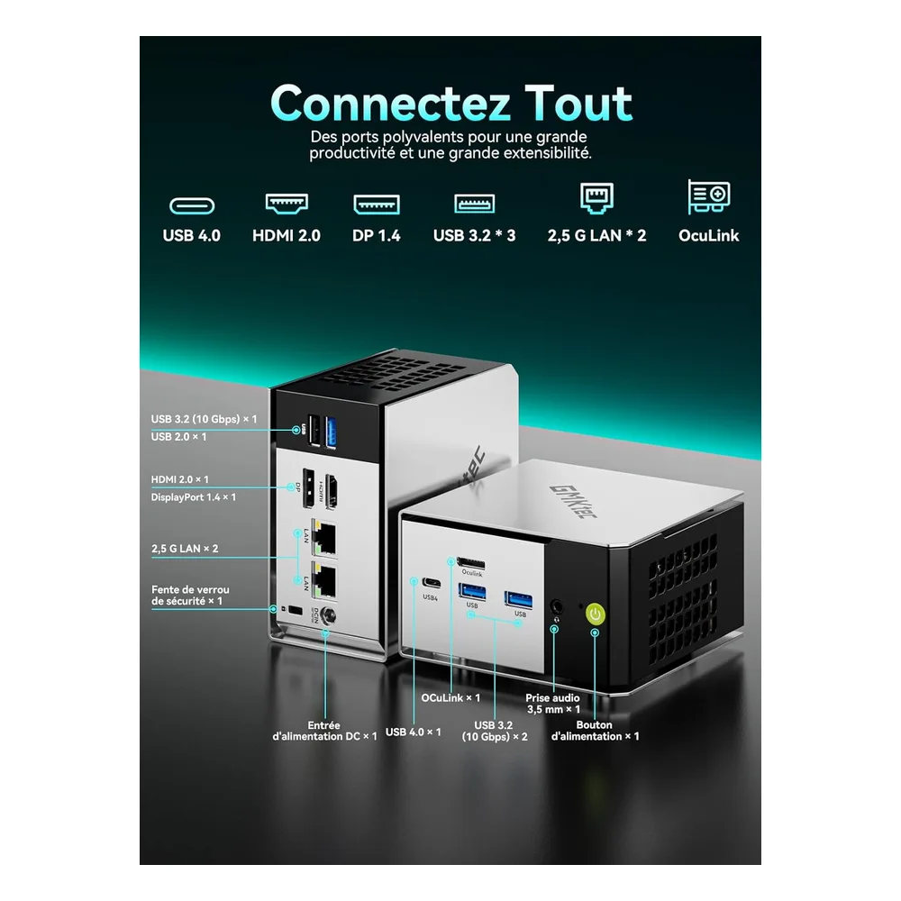 GMKtec Mini PC RAM+512GB