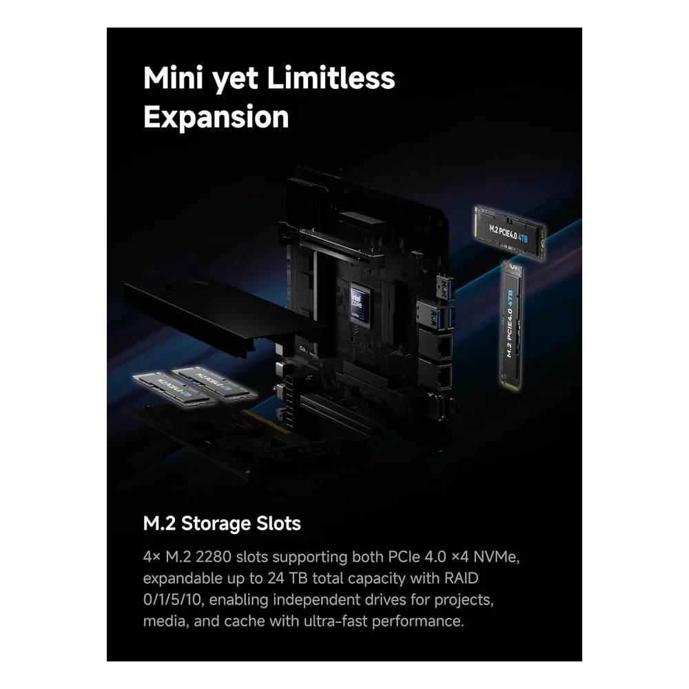 MINIS FORUM Mini PC 25GbE+10GbE+2.5GbE