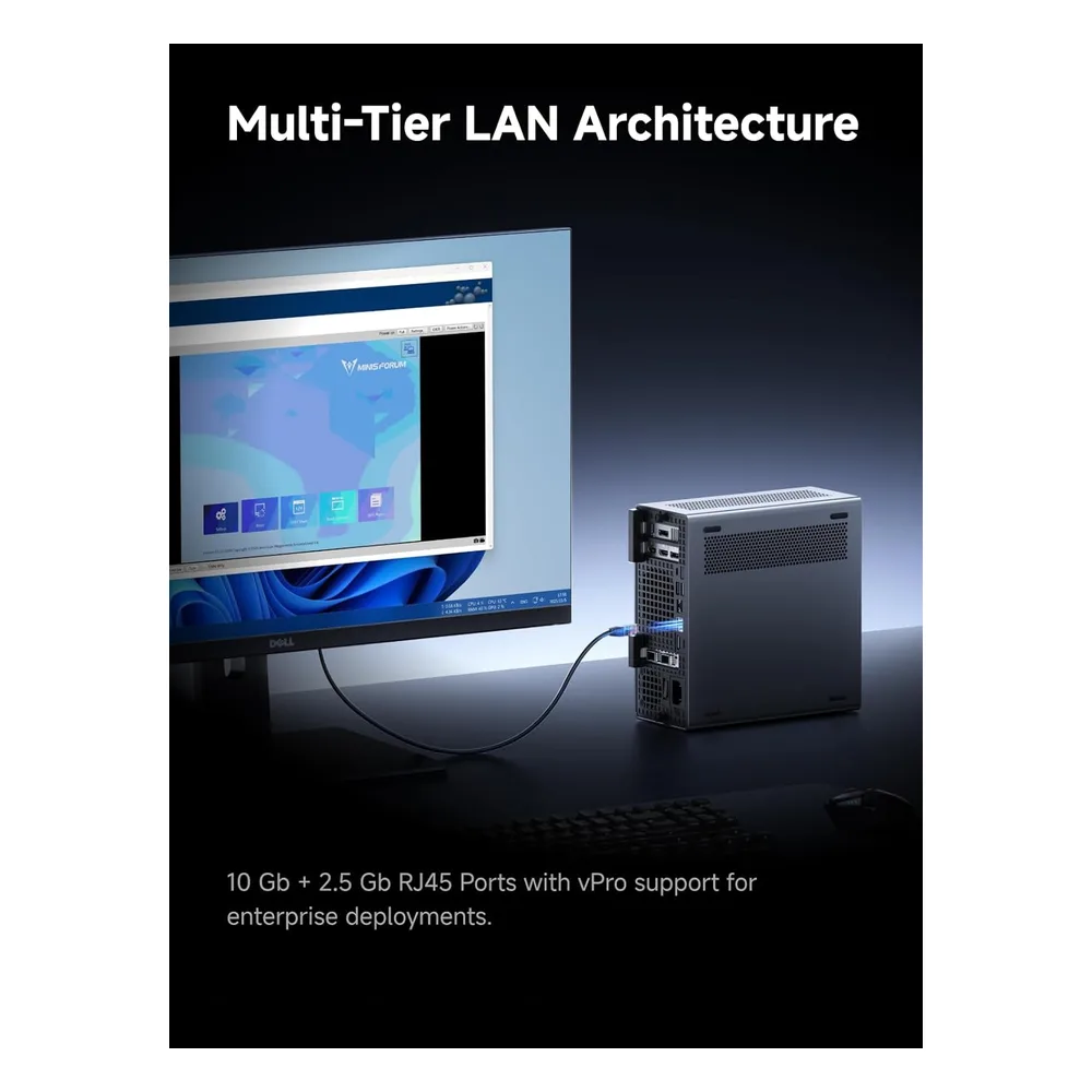 MINIS FORUM Mini PC 25GbE+10GbE+2.5GbE