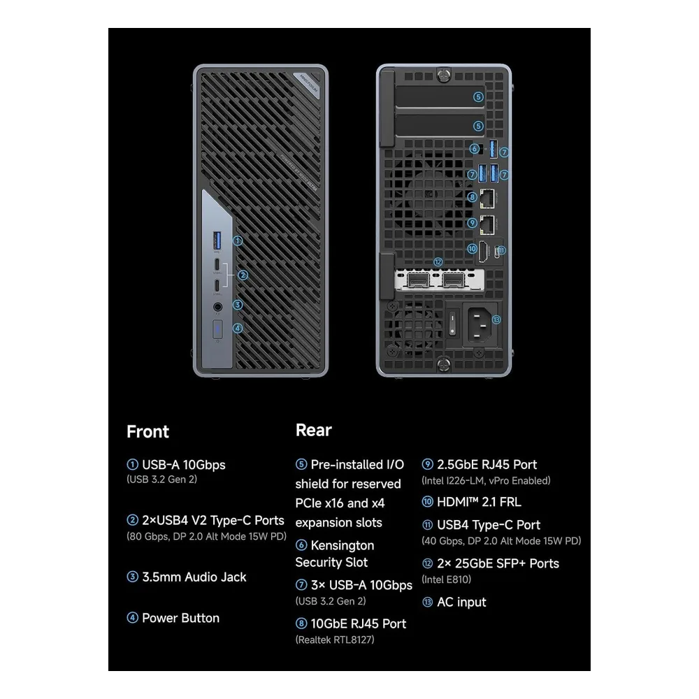 MINIS FORUM Mini PC MS-02