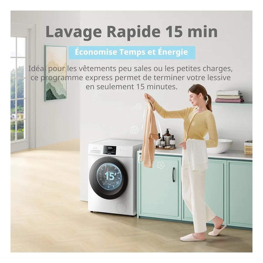 Comfee Lave-linge 10 kg CFE12EW100