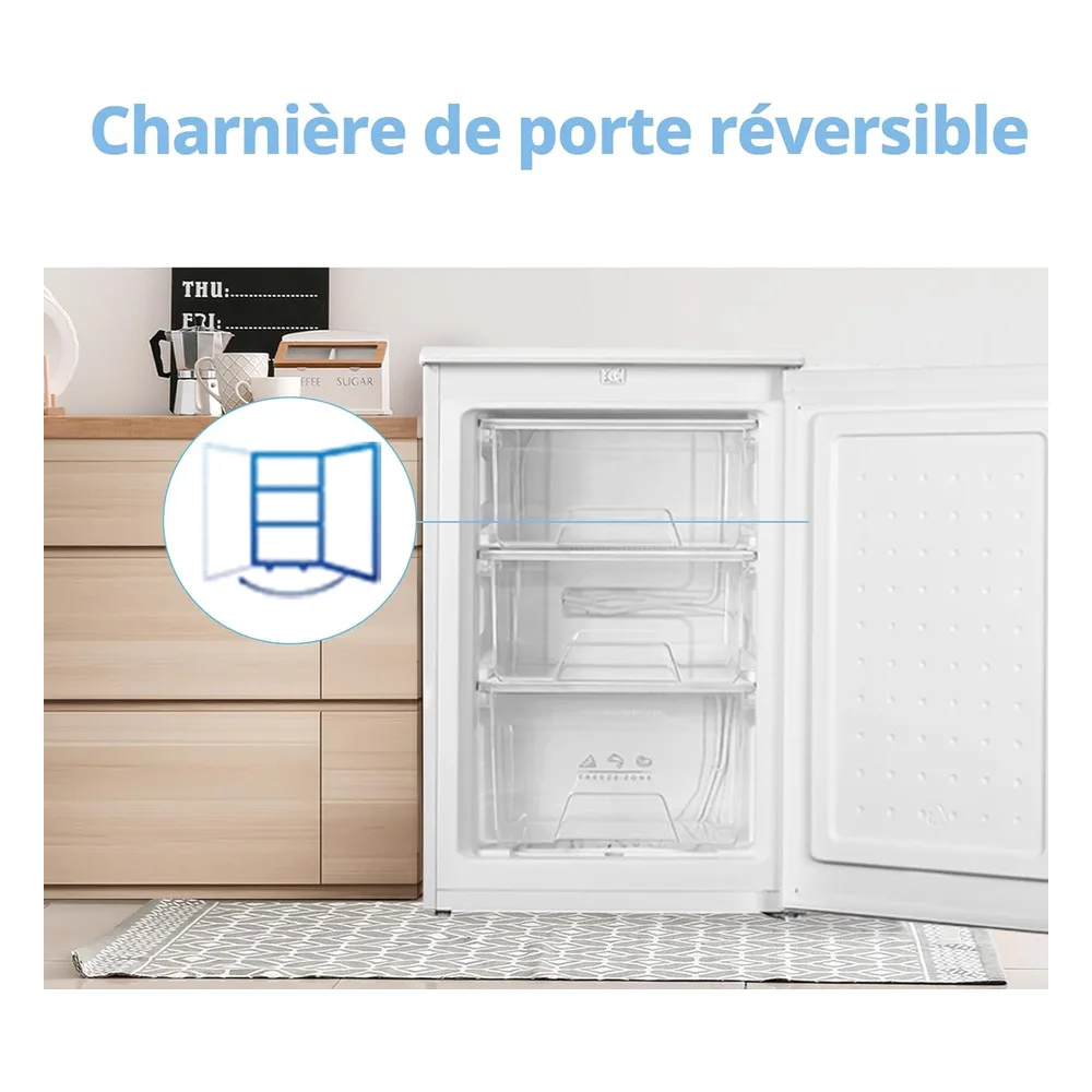 Comfee Congélateur 88 L RCU83WH3EU