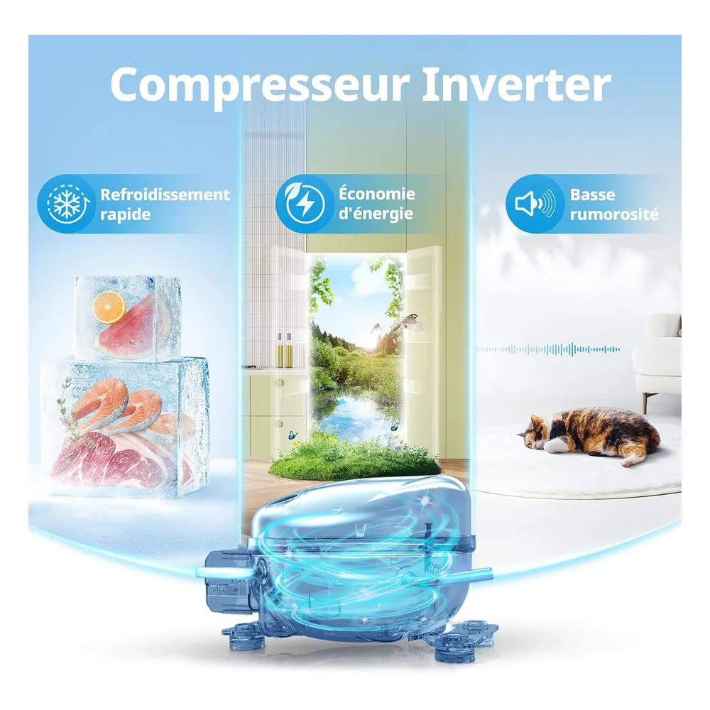 Comfee Congélateur 31 L RCU40WH3EU