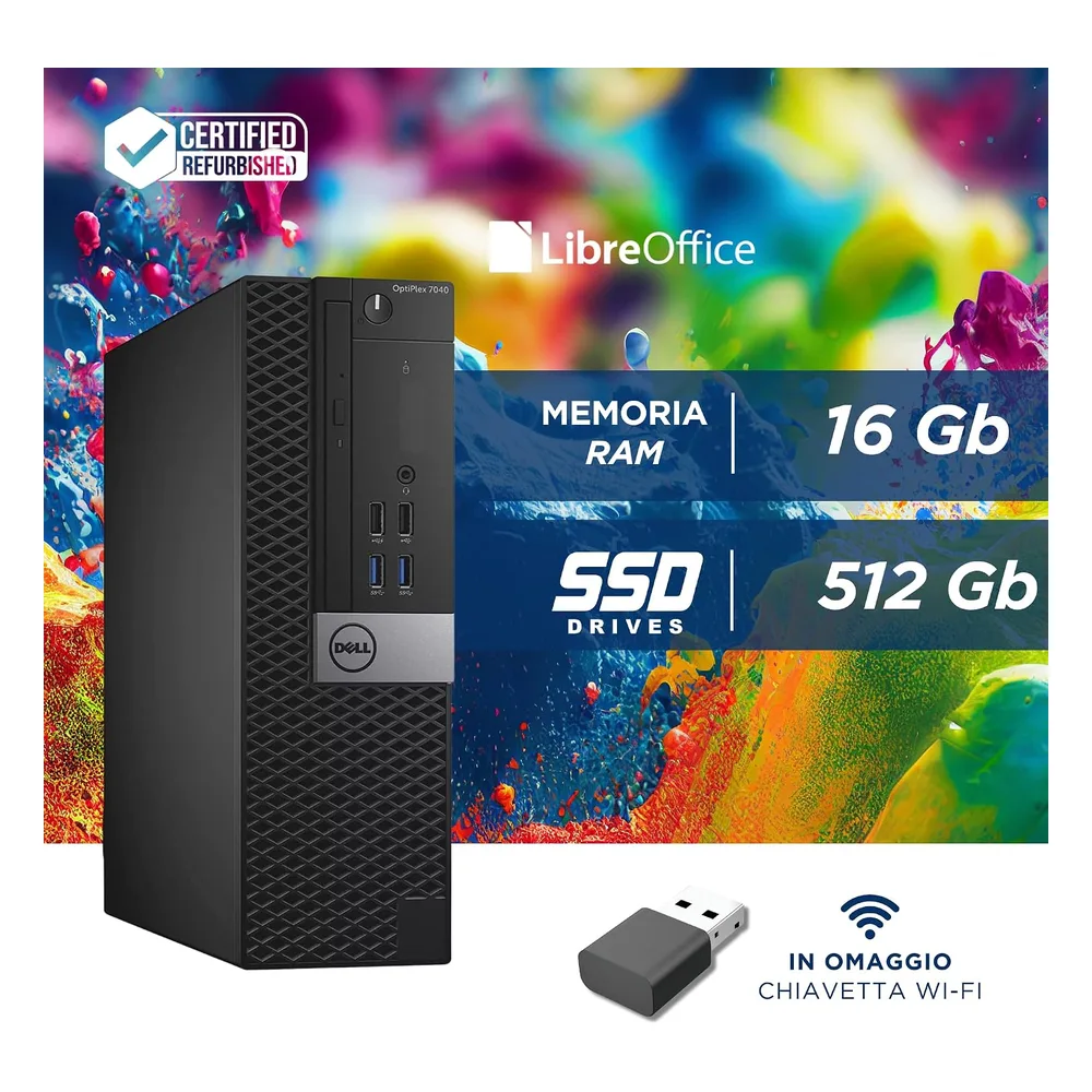 Dell PC de bureau 512GB