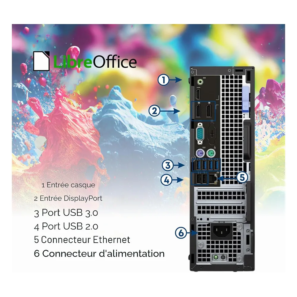Dell PC de bureau 512GB