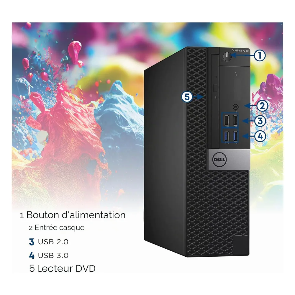Dell PC de bureau 512GB