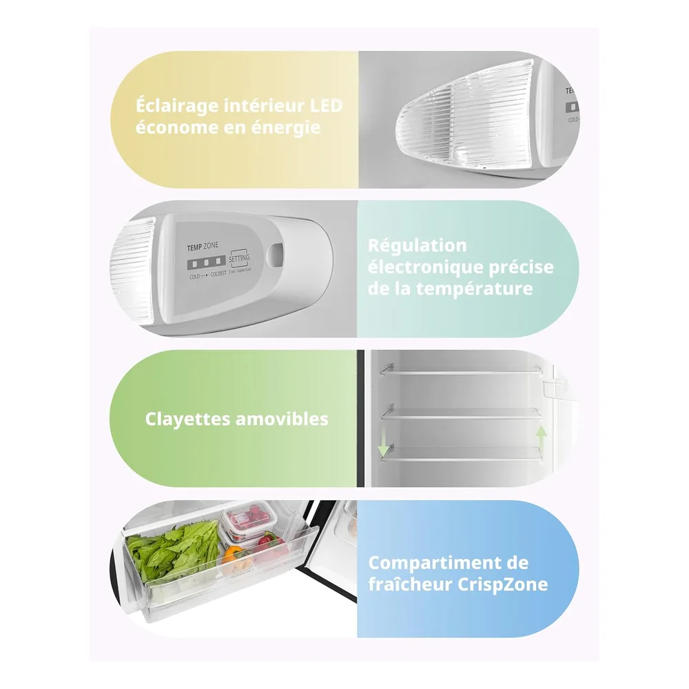 Comfee Réfrigérateur 204 L