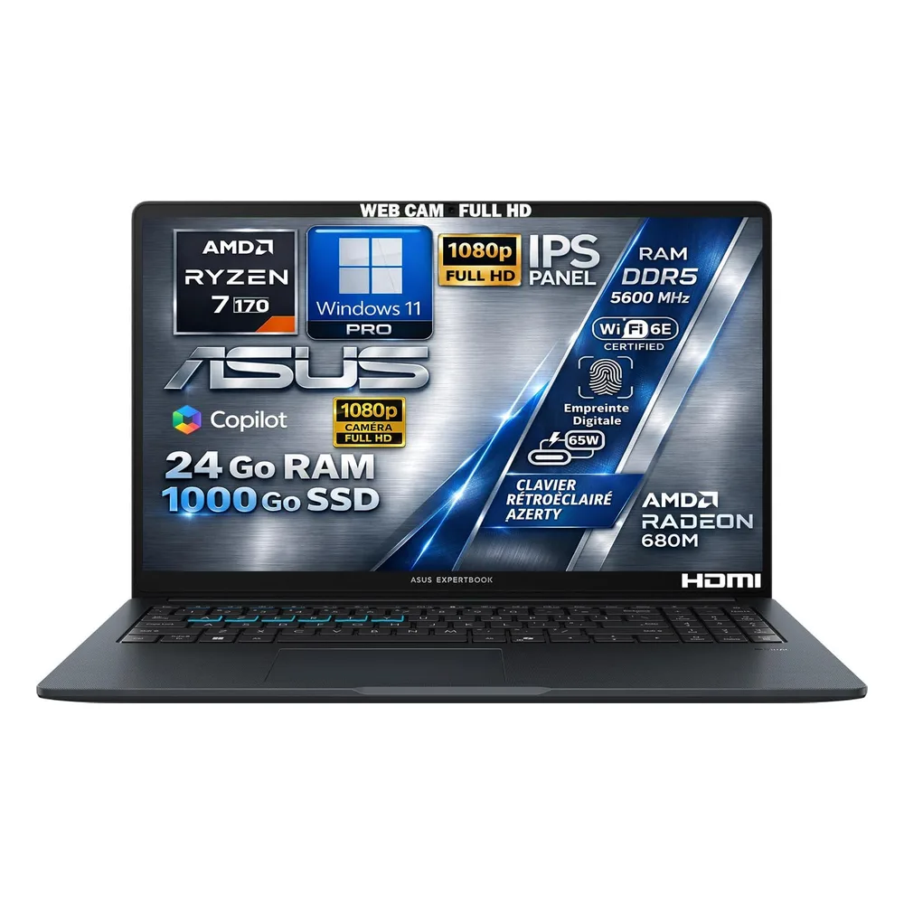 ASUS PC portable 1 To 4.75GHz