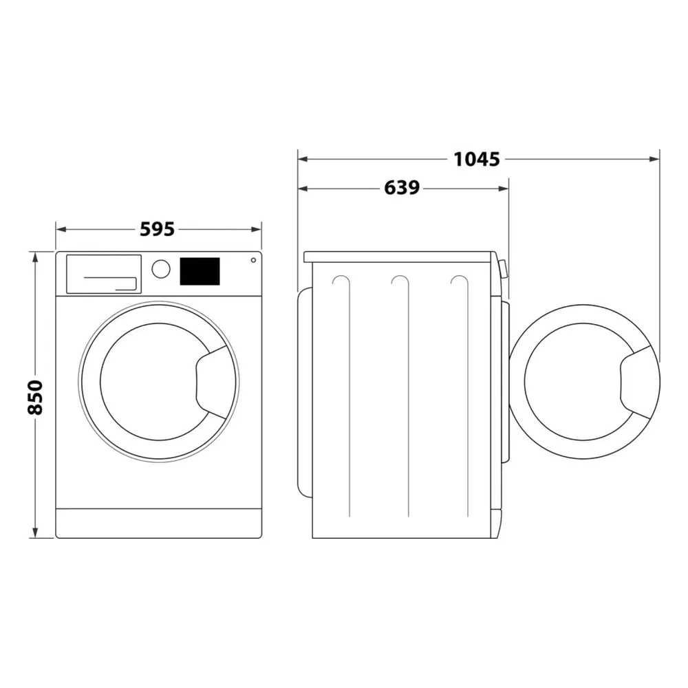 Hotpoint Lave-linge 11 kg NWB11489WMVAFR