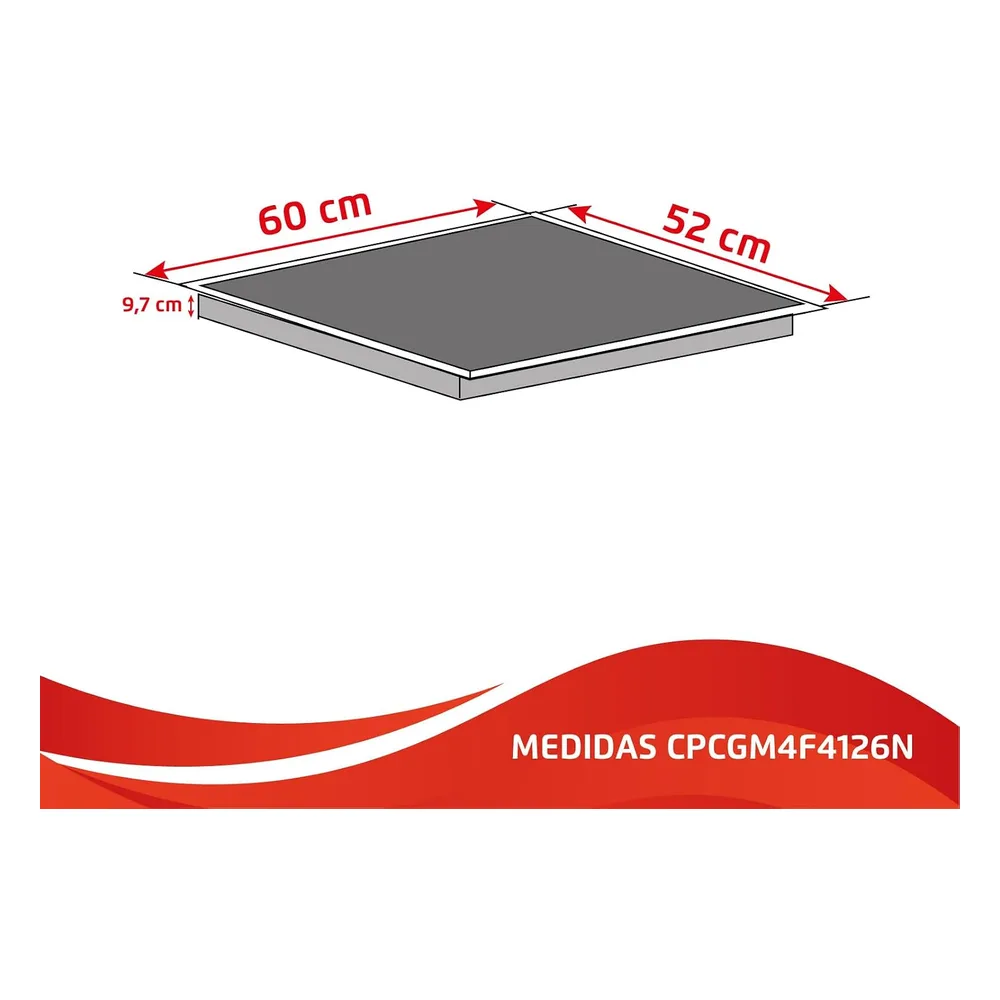 Corberó Plaque de cuisson gaz CPCGM4F4126N