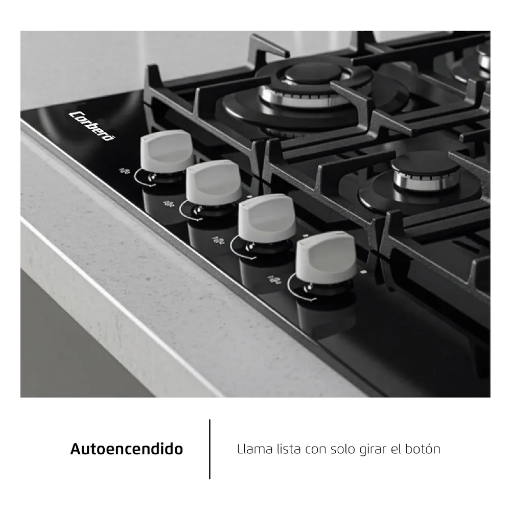 Corberó Plaque de cuisson gaz CPCGM4F4126N