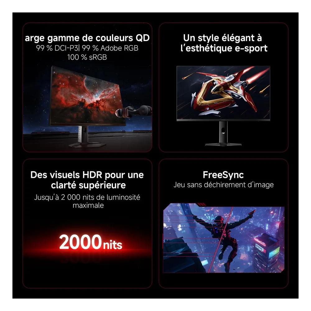 Xiaomi Écran PC gaming 27" HDR1000