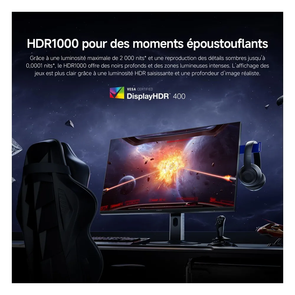Xiaomi Écran PC gaming 27" HDR1000