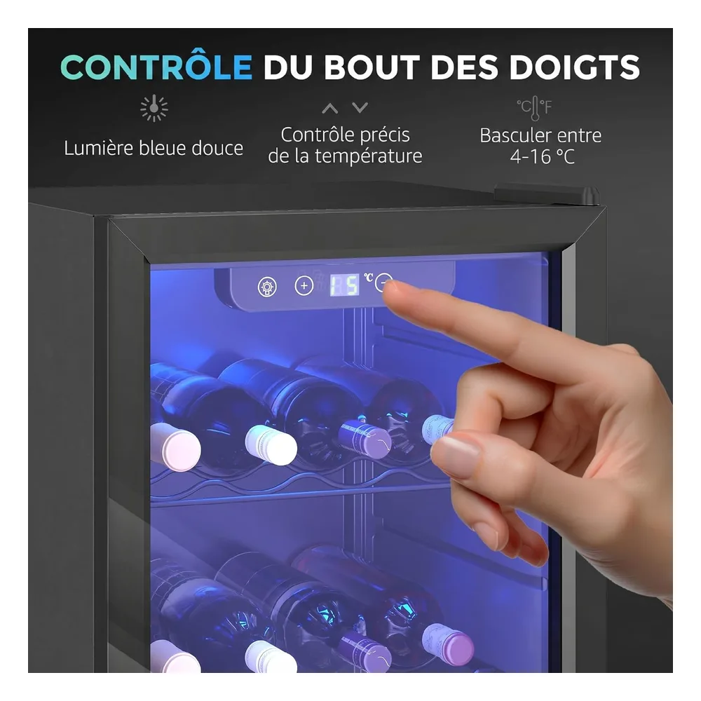 HOMCOM Cave à vin SL6G