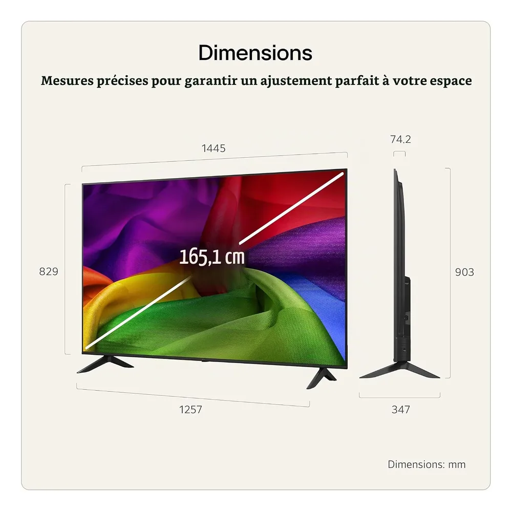LG TV 4K 65" 65NU80