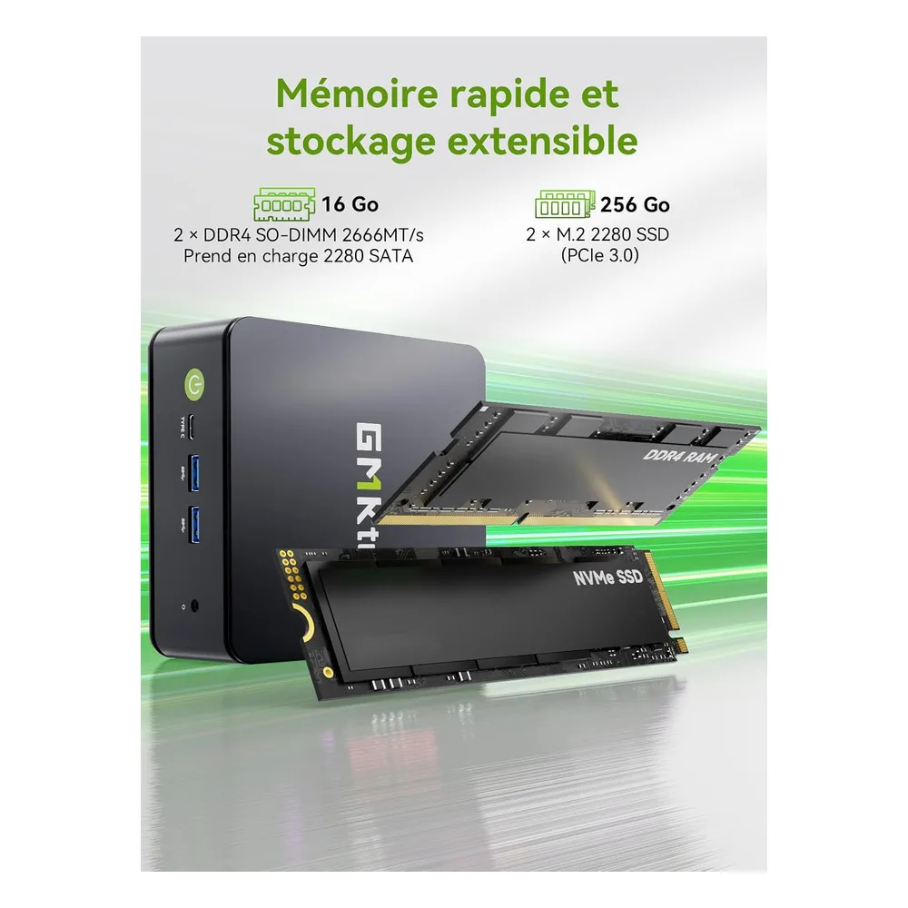 GMKtec Mini PC 256GB