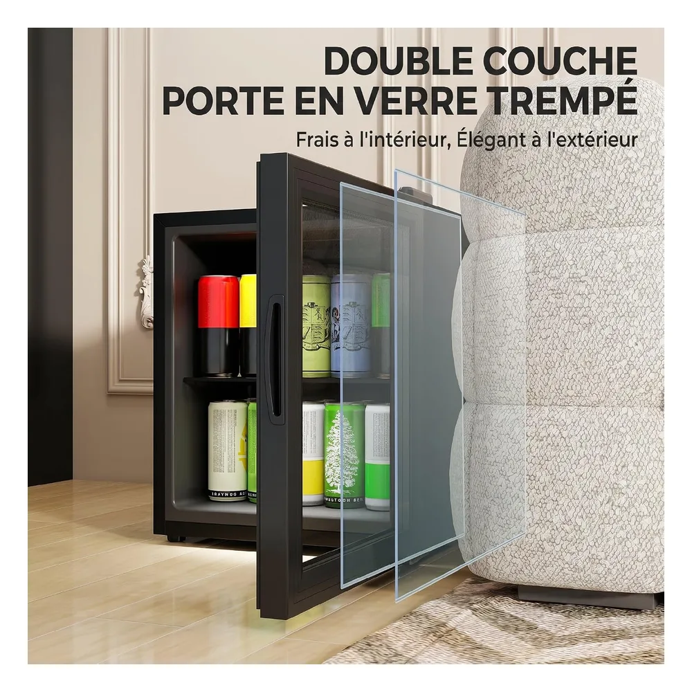 HOMCOM Réfrigérateur 46 L 6YHL