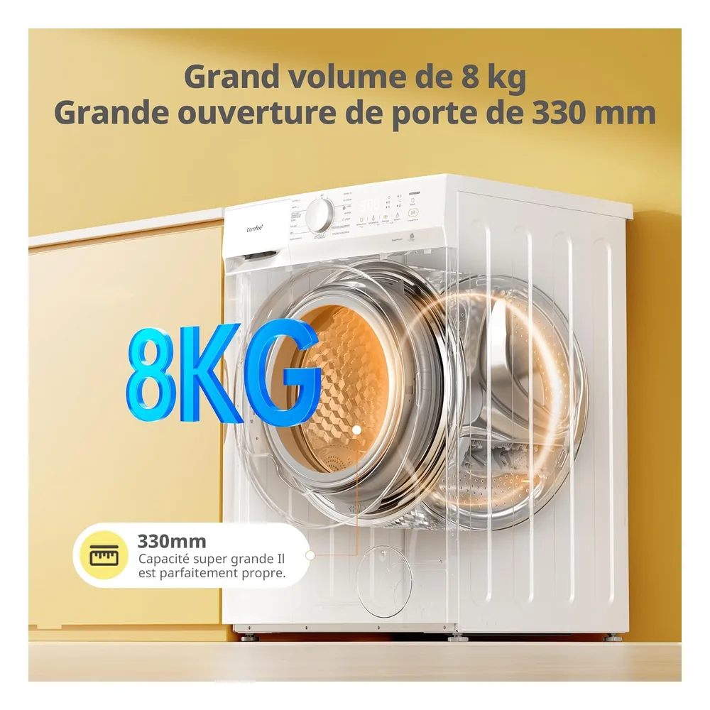 Comfee Lave-linge 8 kg CF08EWP05W