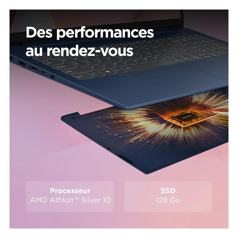 Lenovo PC portable 128 Go 15AMN8