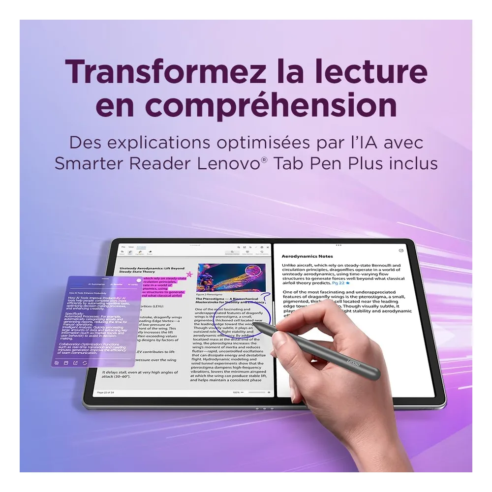 Lenovo Tablette 128 Go 13-Inch