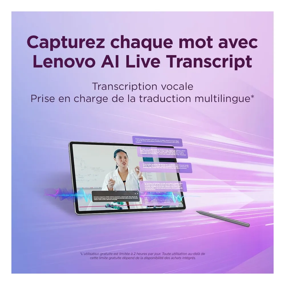 Lenovo Tablette 128 Go 13-Inch
