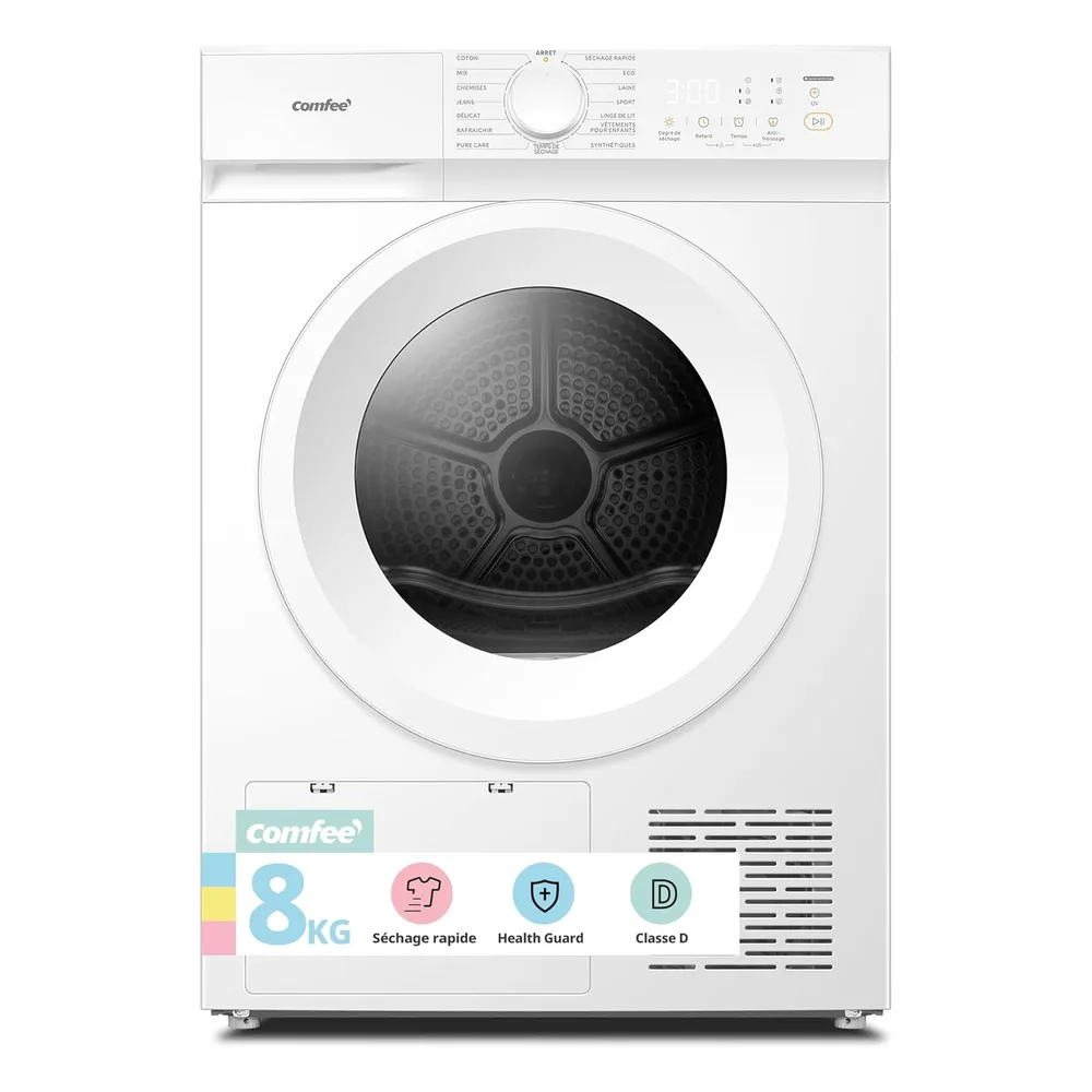 Comfee Sèche-linge 8 kg CD08EHP05W