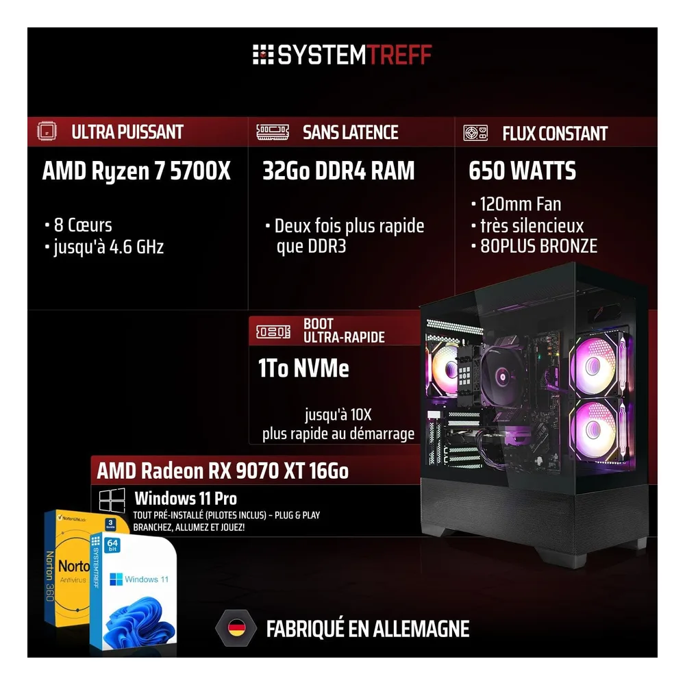 SYSTEMTREFF PC de bureau Y9KN