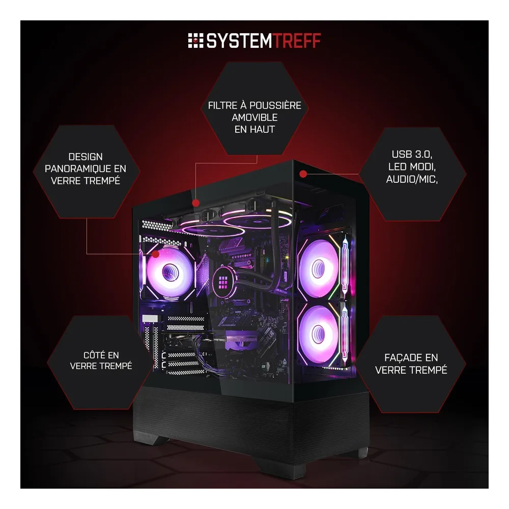 SYSTEMTREFF PC de bureau 157D
