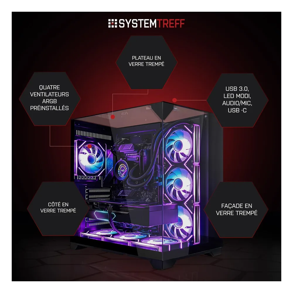 SYSTEMTREFF PC de bureau GHY9