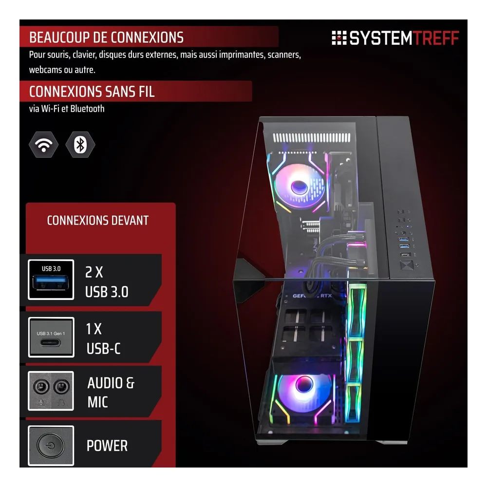 SYSTEMTREFF PC de bureau GHY9