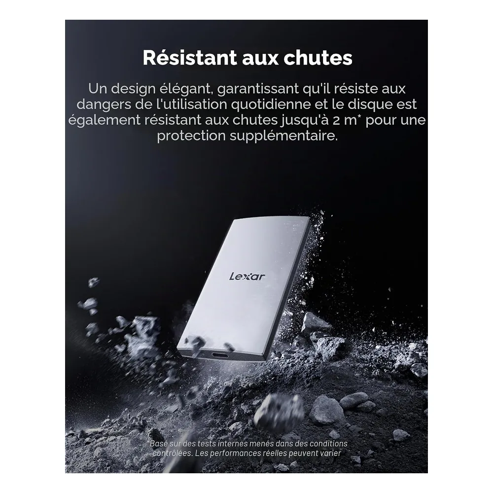 Lexar SSD 512 Go 1050MB