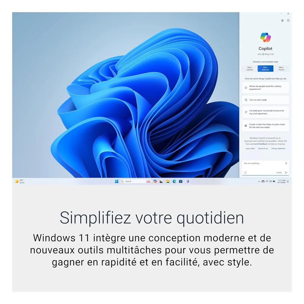 Dell PC portable 16 Go 54WHr
