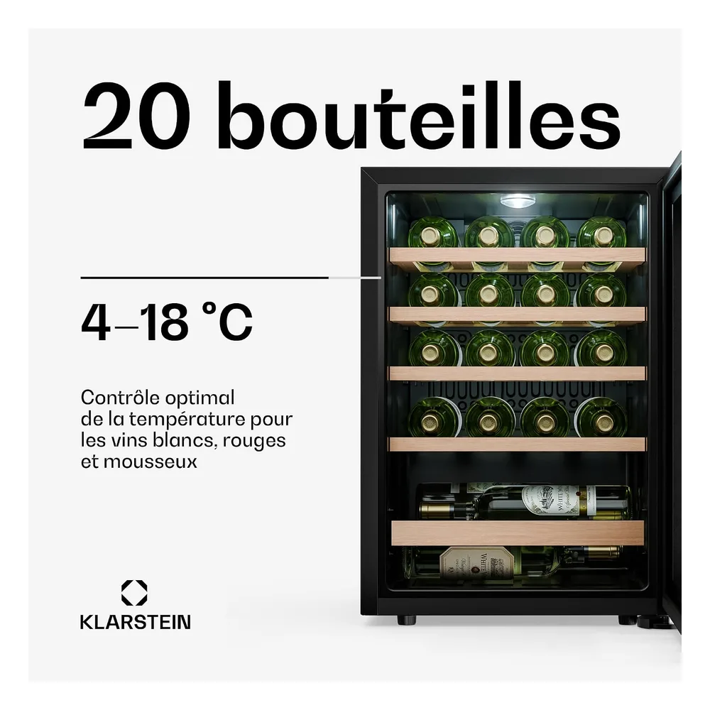 Klarstein Cave à vin 7XKP