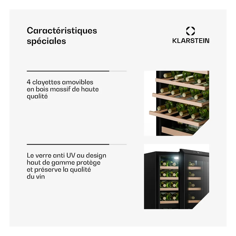 Klarstein Cave à vin 7XKP