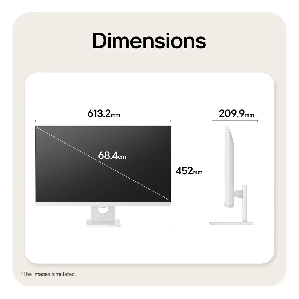 LG Écran PC 27" 27U731SB-W.AEU