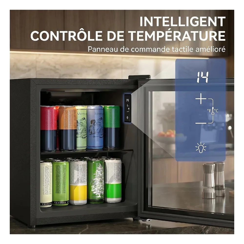 HOMCOM Réfrigérateur 46 L
