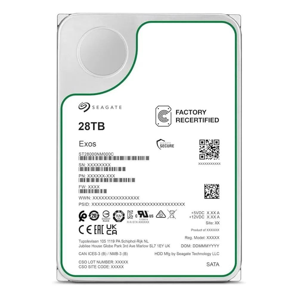 Seagate Disque dur 28 To 7200RPM